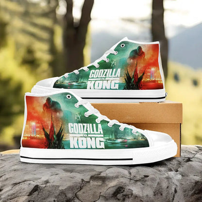 Godzilla Vs Kong King of the Monsters Custom High Top Sneakers Shoes