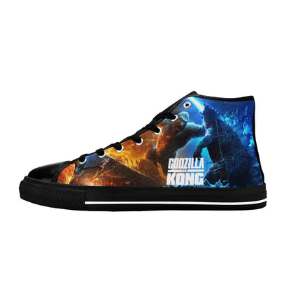 Godzilla Vs Kong King of the Monsters Custom High Top Sneakers Shoes