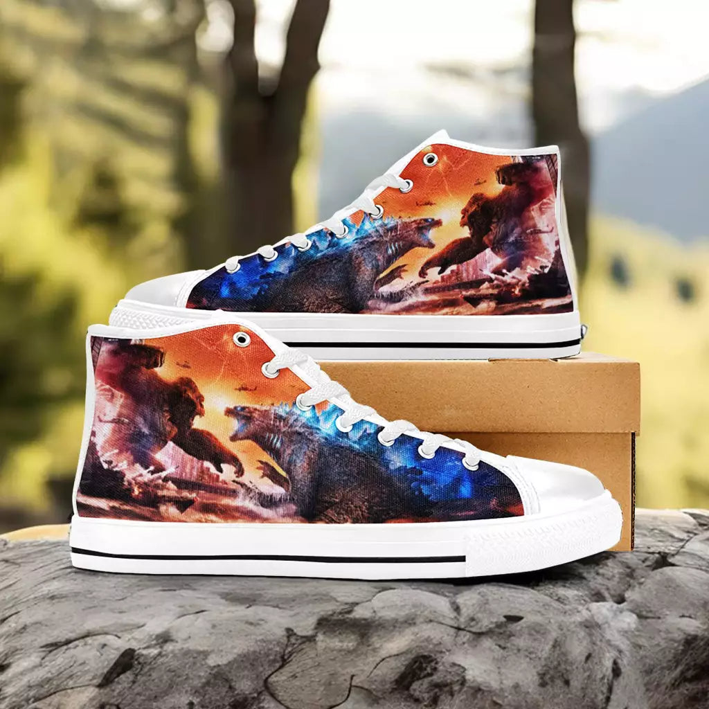 Godzilla Vs Kong King of the Monsters Custom High Top Sneakers Shoes