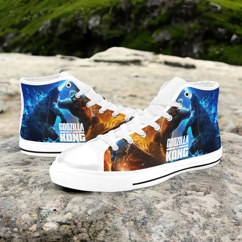 Godzilla Vs Kong King of the Monsters Custom High Top Sneakers Shoes