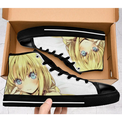 Haganai Sena Kashiwazaki Boku wa Tomodachi ga Sukunai I don't have many friends Shoes High Top Sneakers