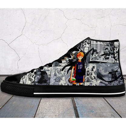 Haikyuu Hinata Shouyou Anime Shoes High Top Sneakers