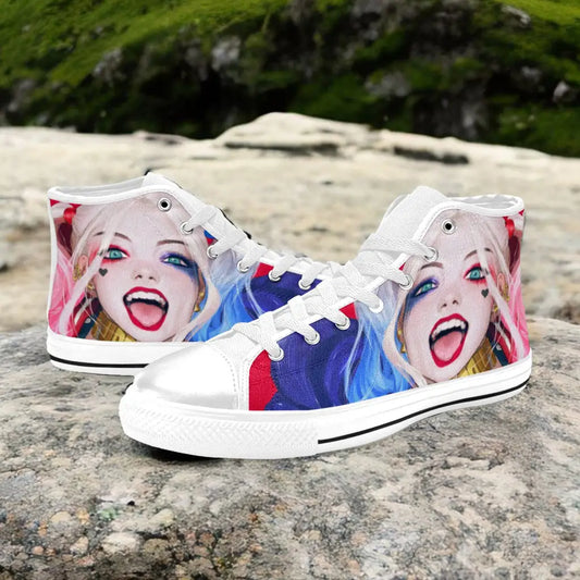 Harley Quinn Puddin Shoes High Top Sneakers for Kids and Adults