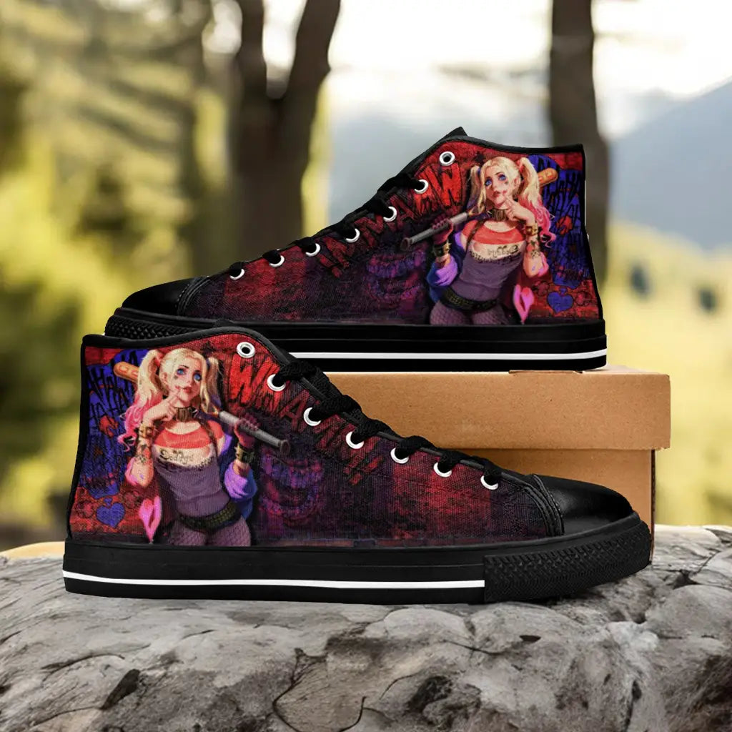 Harley Quinn Sexy Puddin Custom High Top Sneakers Shoes