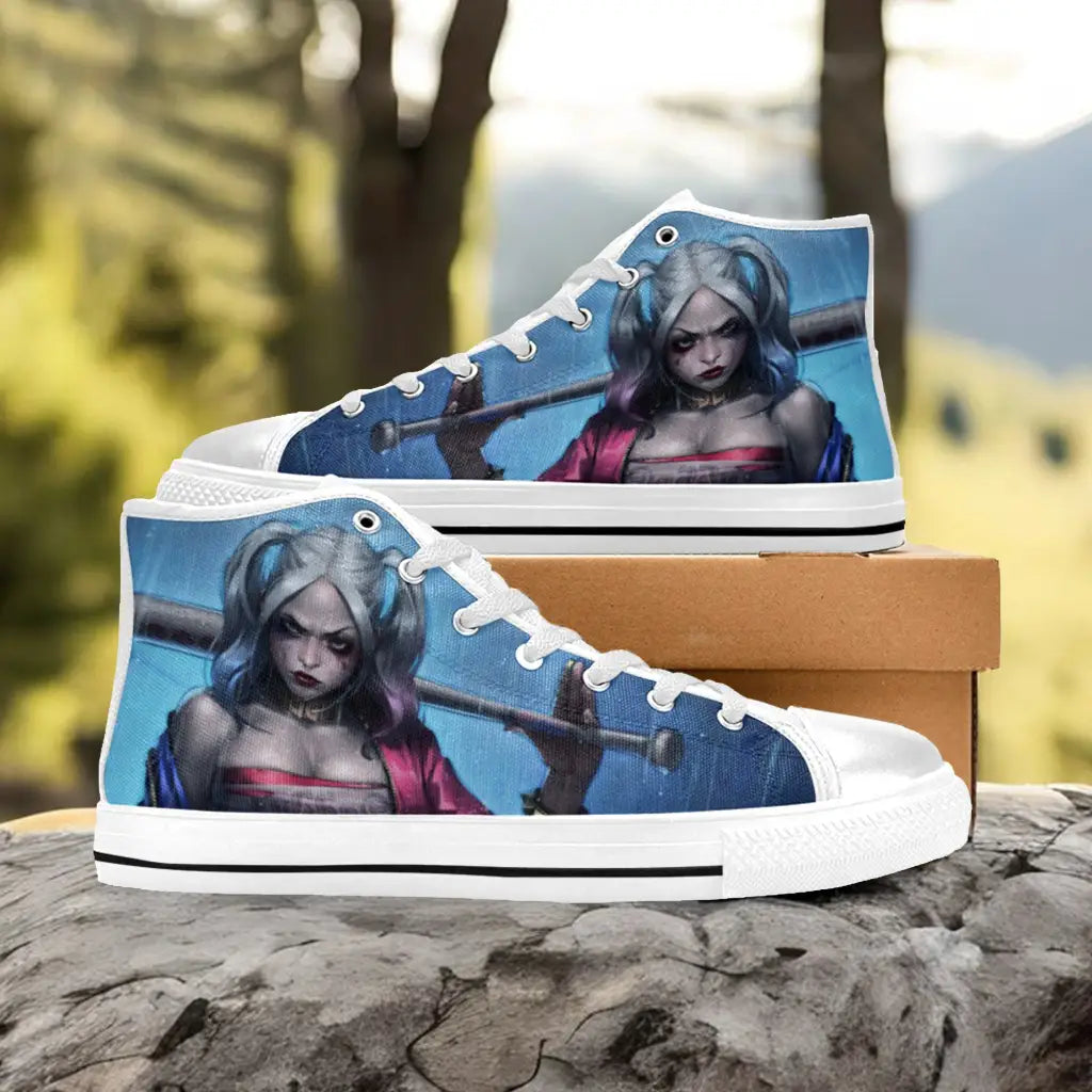 Harley Quinn Sexy Puddin Custom High Top Sneakers Shoes