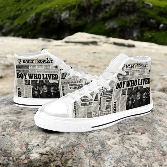 Harry Potter Daily Prophet Custom High Top Sneakers Shoes