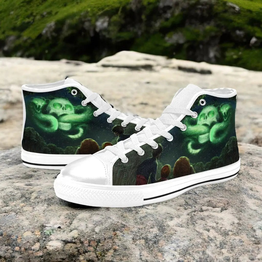 Harry Potter Hermione Ron Voldemort Dark Mark Custom High Top Sneakers Shoes