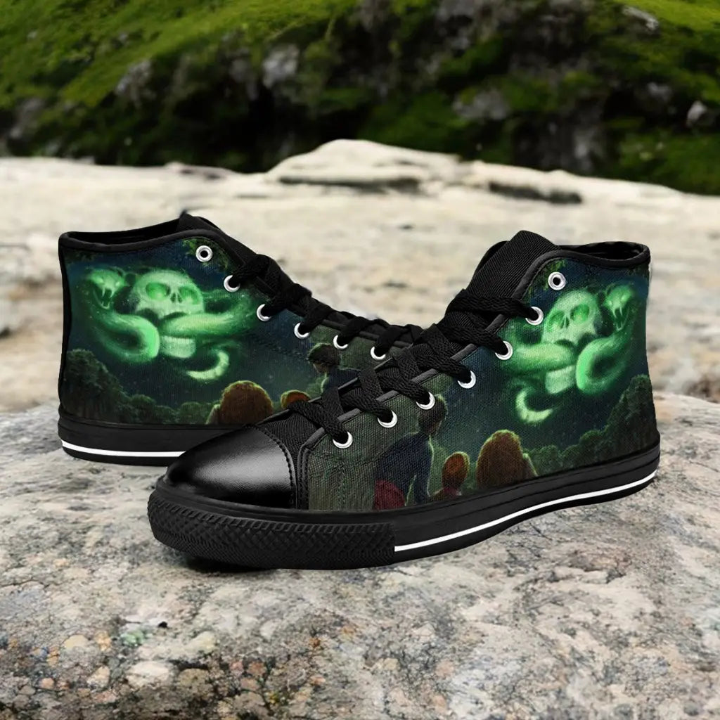 Harry Potter Hermione Ron Voldemort Dark Mark Custom High Top Sneakers Shoes