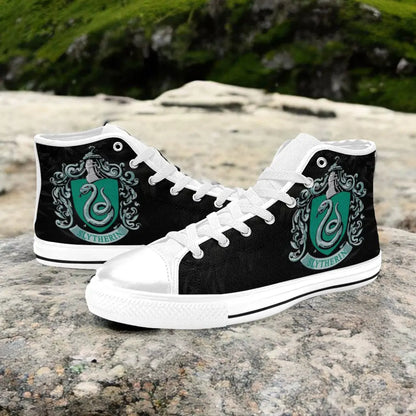 Harry Potter Hogwarts Slytherin Custom High Top Sneakers Shoes