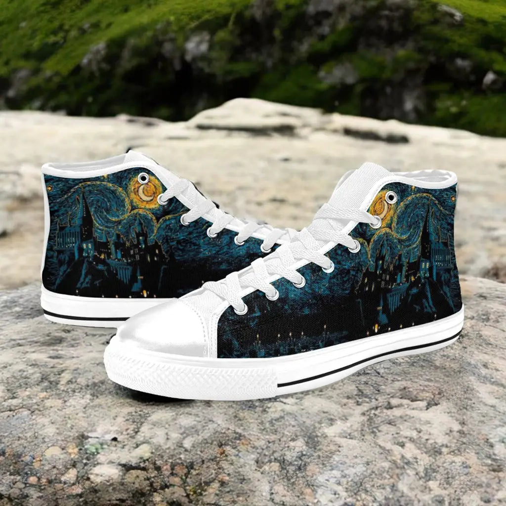 Harry Potter Hogwarts Starry Night Custom High Top Sneakers Shoes