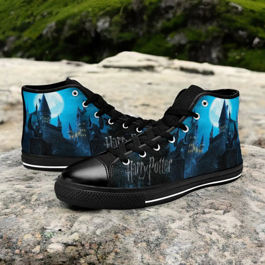 Harry Potter Night Hogwarts Castle Custom High Top Sneakers Shoes