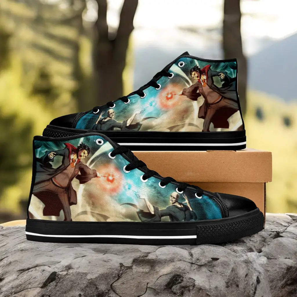 Harry Potter vs Voldemort Custom High Top Sneakers Shoes