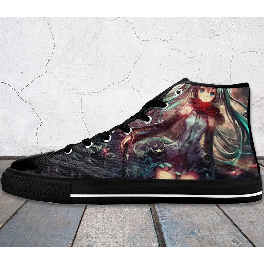 Hatsune Miku Vocaloid Shoes High Top Sneakers