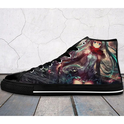 Hatsune Miku Vocaloid Shoes High Top Sneakers