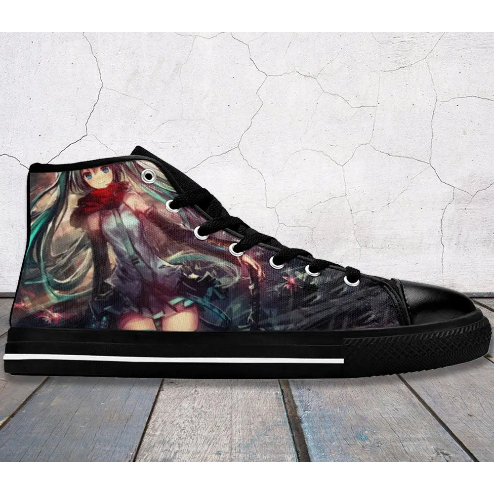 Hatsune Miku Vocaloid Shoes High Top Sneakers