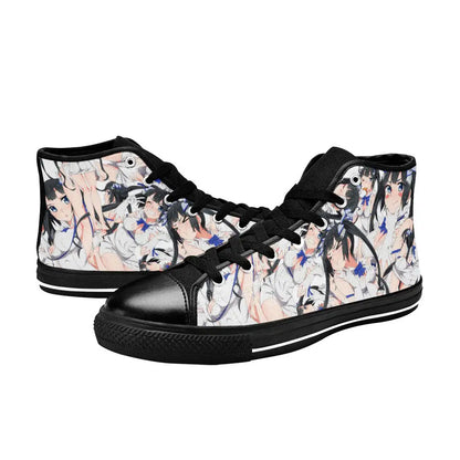 Hestia DanMachi Custom High Top Sneakers Shoes