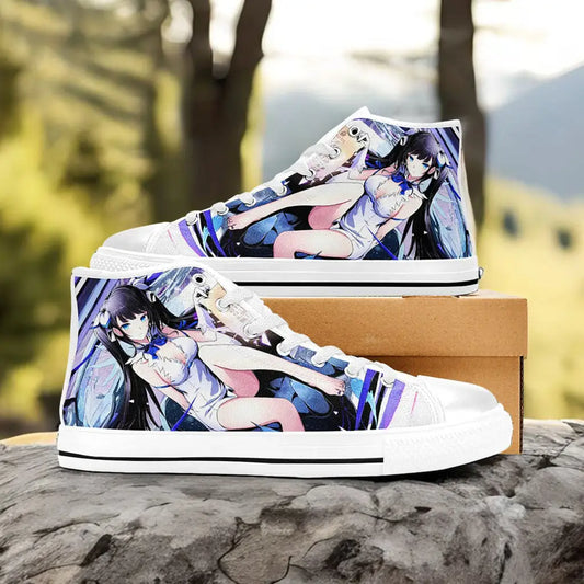 Hestia DanMachi Custom High Top Sneakers Shoes