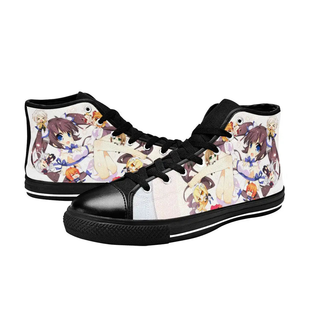 Hestia Familia DanMachi Custom High Top Sneakers Shoes