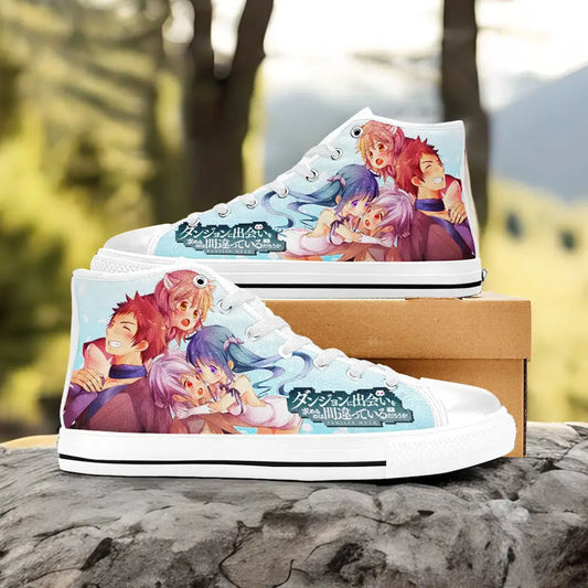 Hestia Familia DanMachi Custom High Top Sneakers Shoes