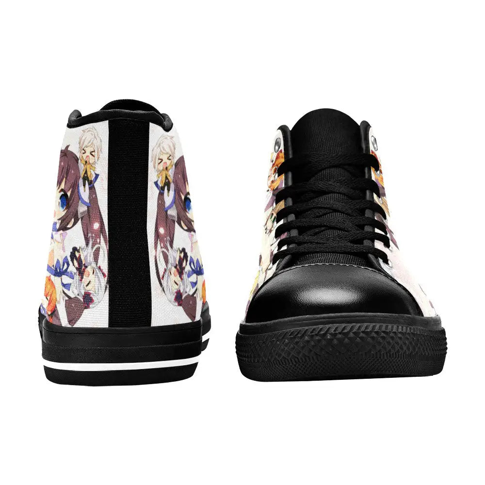 Hestia Familia DanMachi Custom High Top Sneakers Shoes