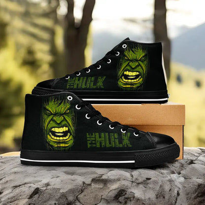 Hulk Comic Custom High Top Sneakers Shoes