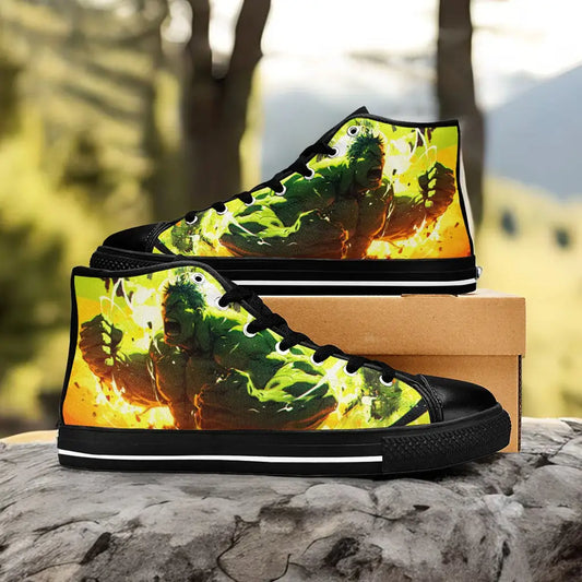 Hulk Smash Custom High Top Sneakers Shoes