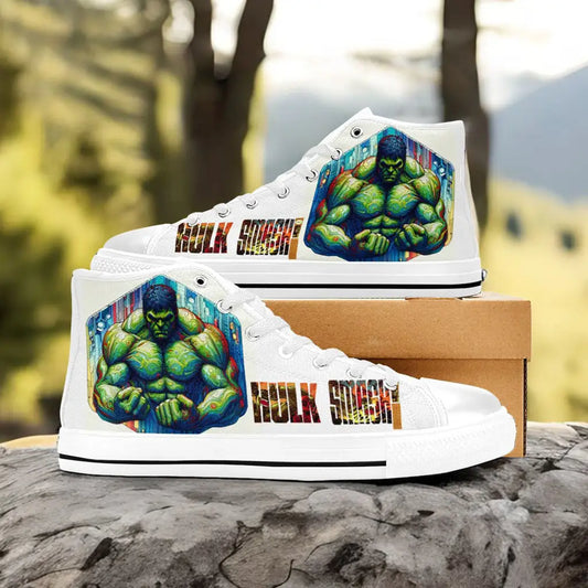 Hulk Smash Custom High Top Sneakers Shoes