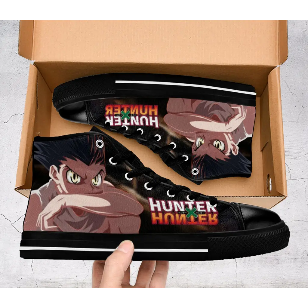 Hunter x Hunter Gon Freecss Custom High Top Sneakers Shoes