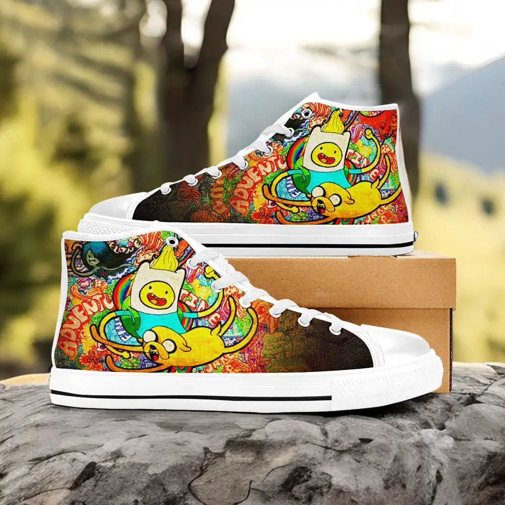 Jake Adventure Time Custom High Top Sneakers Shoes