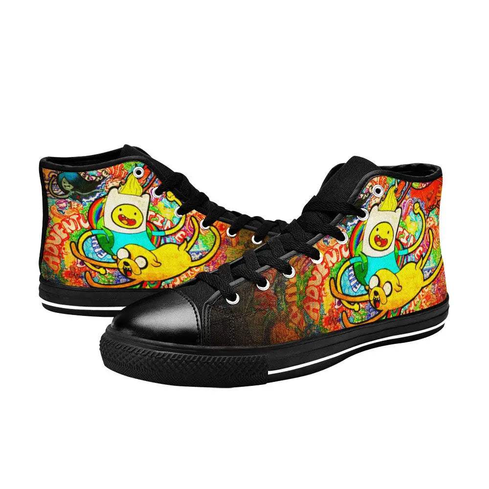 Jake Adventure Time Custom High Top Sneakers Shoes