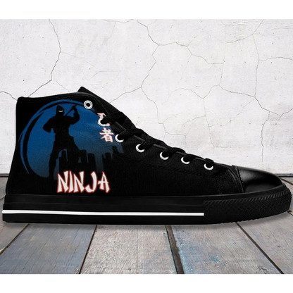 Japanese Secret Ninja Logo Shoes High Top Sneakers