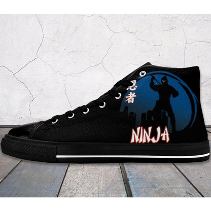 Japanese Secret Ninja Logo Shoes High Top Sneakers