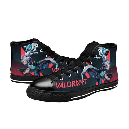 Jett Valorant Custom High Top Sneakers Shoes