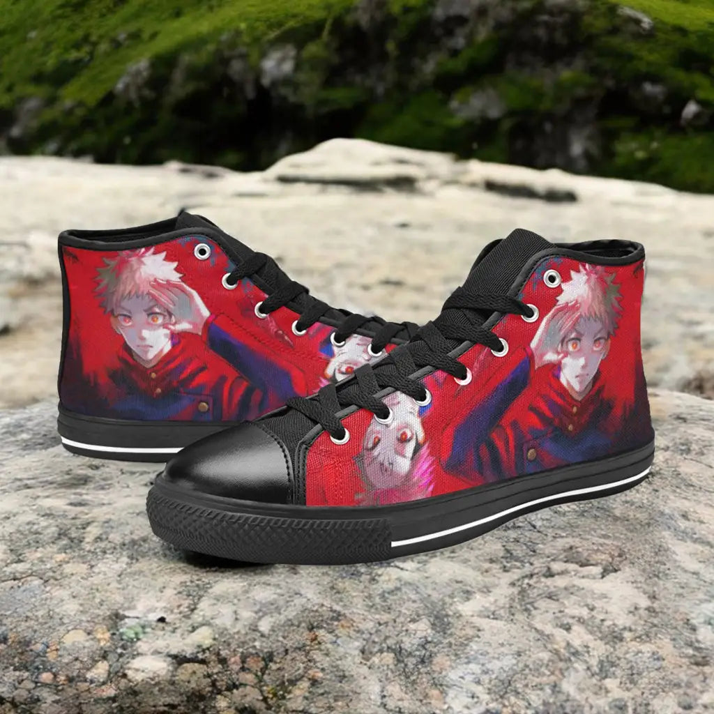 Jujutsu Kaisen Yuji Itadori Ryomen Sukuna Custom High Top Sneakers Shoes