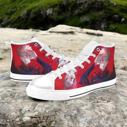 Jujutsu Kaisen Yuji Itadori Ryomen Sukuna Custom High Top Sneakers Shoes