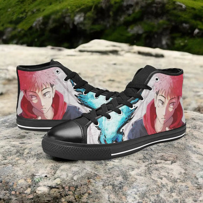 Jujutsu Kaisen Yuji Itadori Custom High Top Sneakers Shoes