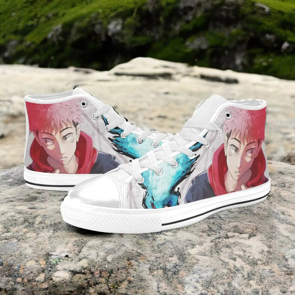 Jujutsu Kaisen Yuji Itadori Custom High Top Sneakers Shoes