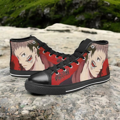 Jujutsu Kaisen Yuji Itadori Custom High Top Sneakers Shoes