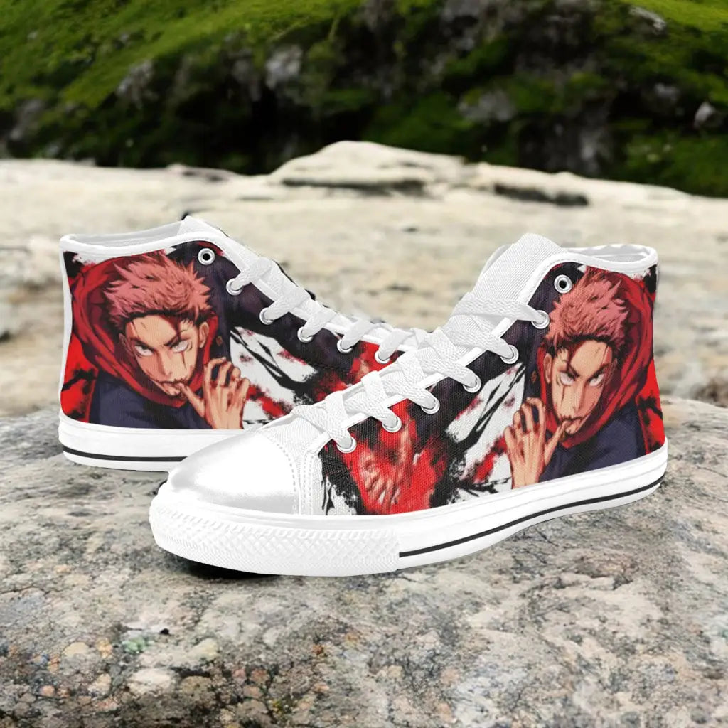 Jujutsu Kaisen Yuji Itadori Custom High Top Sneakers Shoes