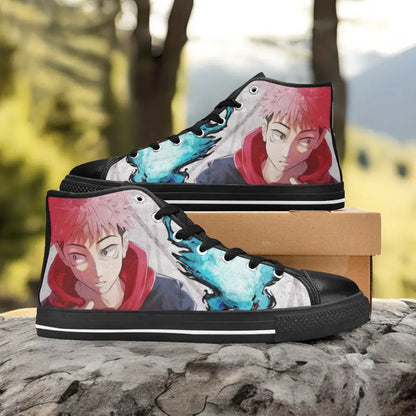 Jujutsu Kaisen Yuji Itadori Custom High Top Sneakers Shoes