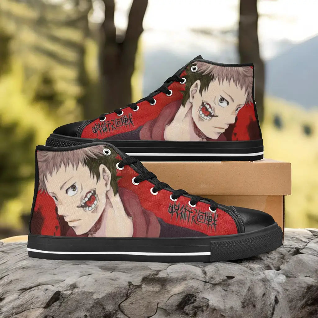 Jujutsu Kaisen Yuji Itadori Custom High Top Sneakers Shoes