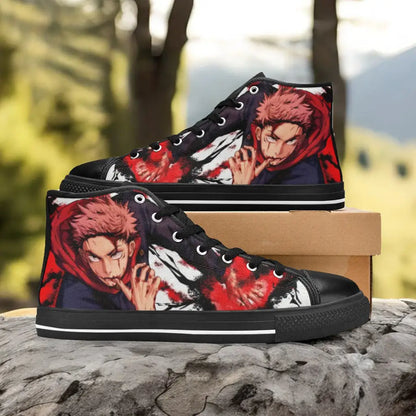 Jujutsu Kaisen Yuji Itadori Custom High Top Sneakers Shoes