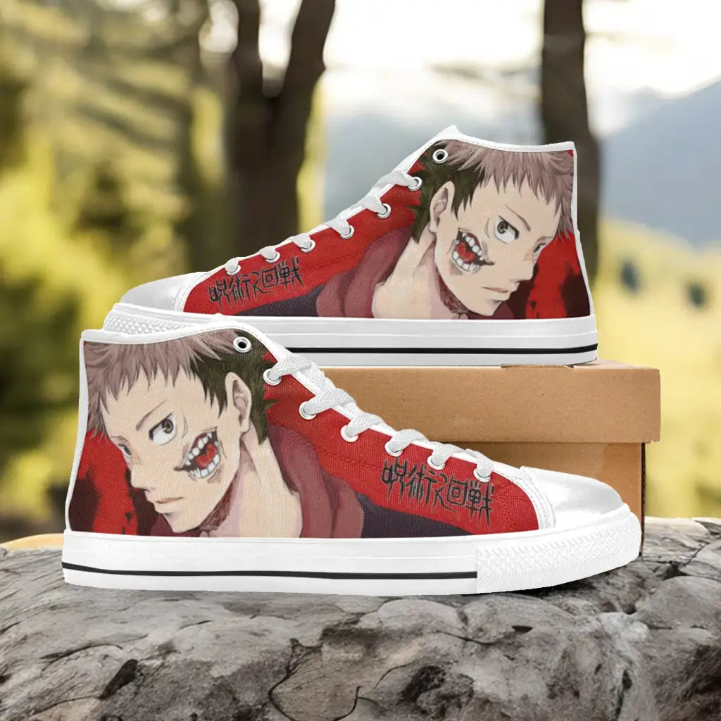 Jujutsu Kaisen Yuji Itadori Custom High Top Sneakers Shoes