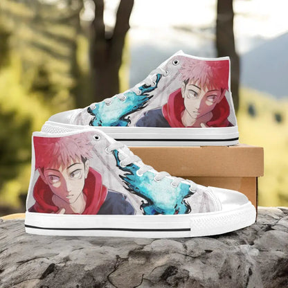 Jujutsu Kaisen Yuji Itadori Custom High Top Sneakers Shoes