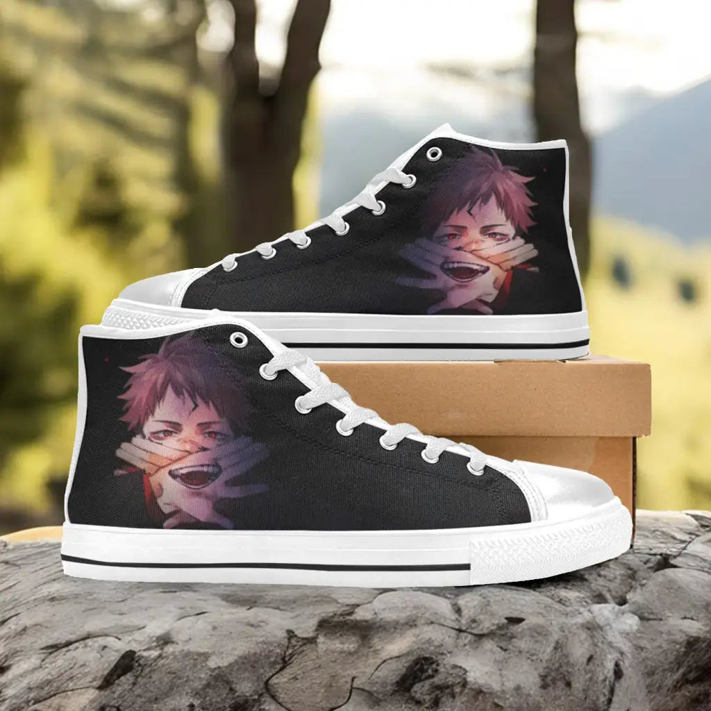 Jujutsu Kaisen Yuji Itadori Custom High Top Sneakers Shoes