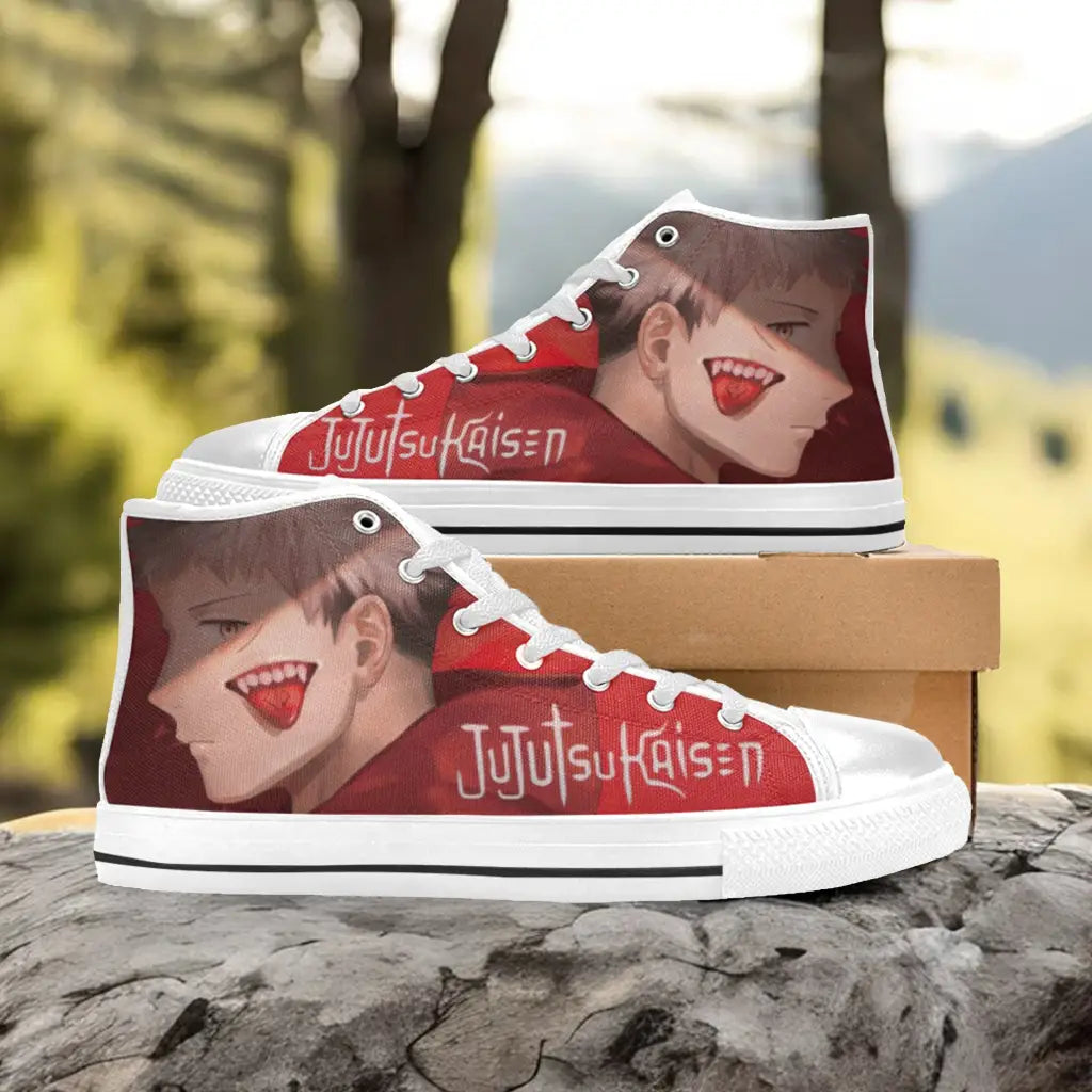 Jujutsu Kaisen Yuji Itadori Custom High Top Sneakers Shoes