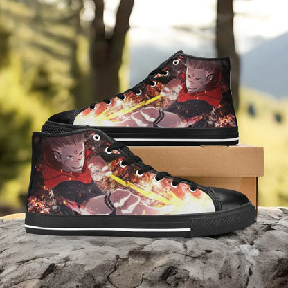 Jujutsu Kaisen Yuji Itadori Sukuna Custom High Top Sneakers Shoes