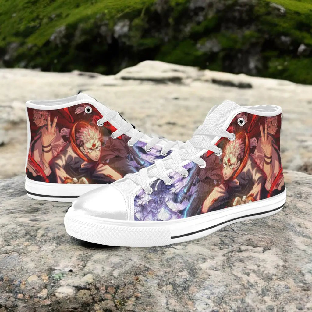 Jujutsu Kaisen Yuji Sukuna VS Mahito Custom High Top Sneakers Shoes