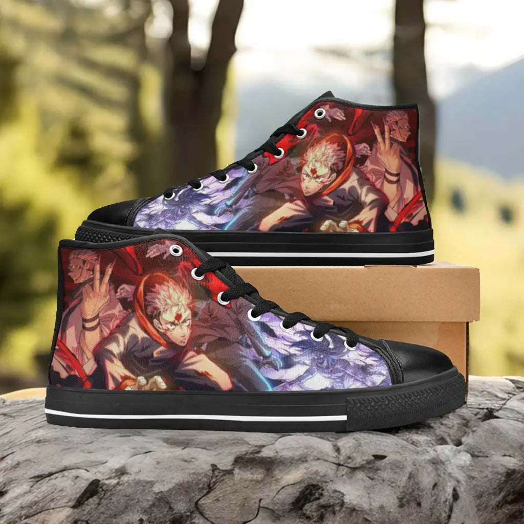 Jujutsu Kaisen Yuji Sukuna VS Mahito Custom High Top Sneakers Shoes