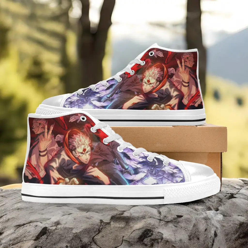 Jujutsu Kaisen Yuji Sukuna VS Mahito Custom High Top Sneakers Shoes